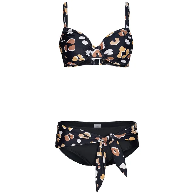 pastunette-beach-animal-bikini-schwarz-tierprint-b-gel image 1