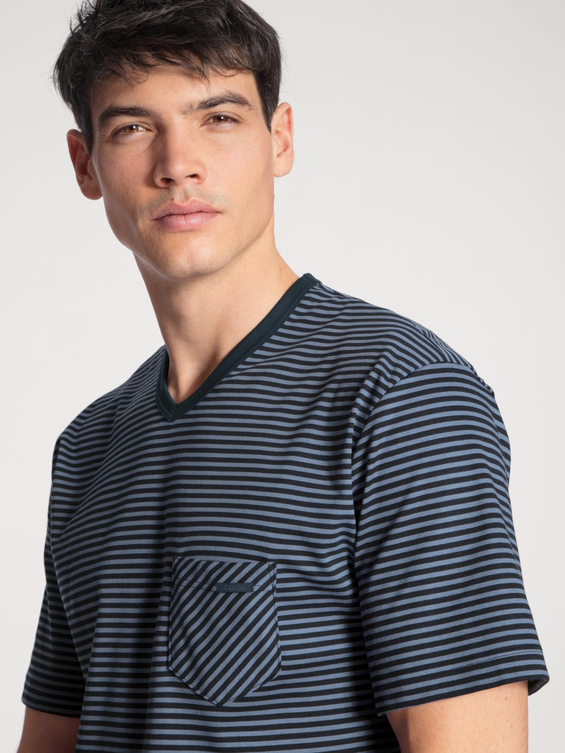 calida-relax-streamline-kurz-pyjama-herren-baumwolle image 6