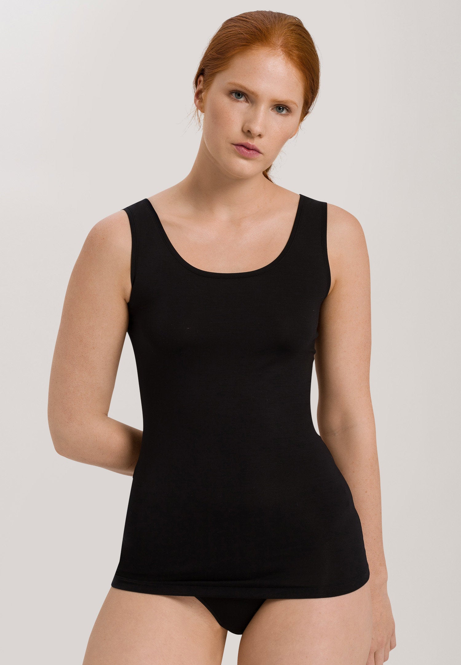 hanro-soft-touch-tank-top-071257-top-schwarz-micromodal image 2
