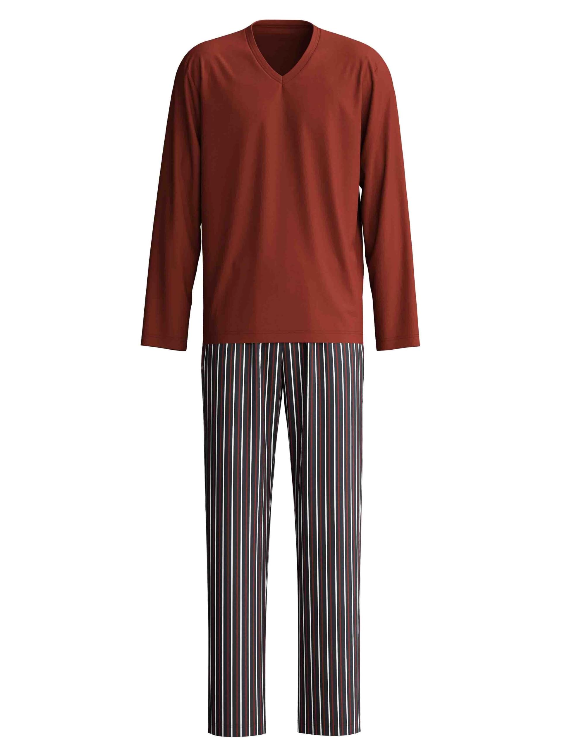 calida-cotton-special-pyjama-herren-baumwolle-dunkelblau image 4