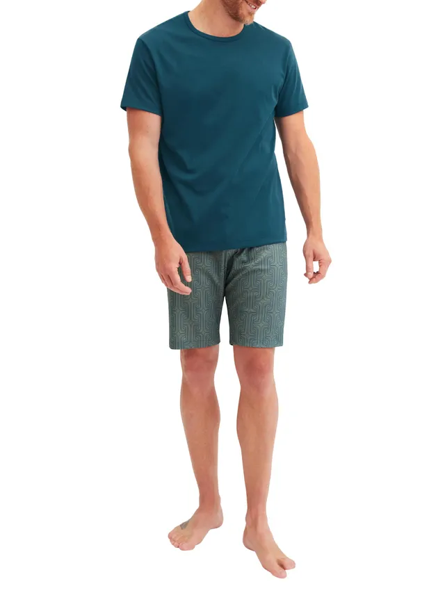 calida-relax-streamline-kurz-pyjama-herren-kurzarm-baumwolle image 1