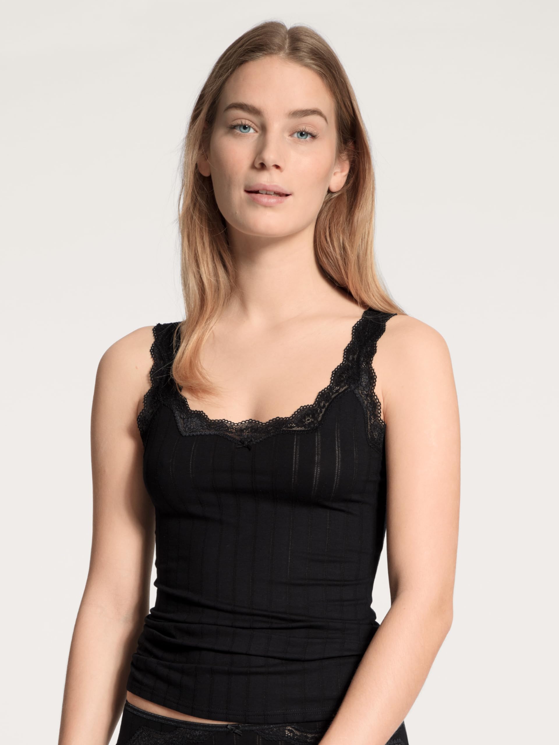 calida-etude-toujours-tank-top-damen-spitze-nadelstreifen image 2