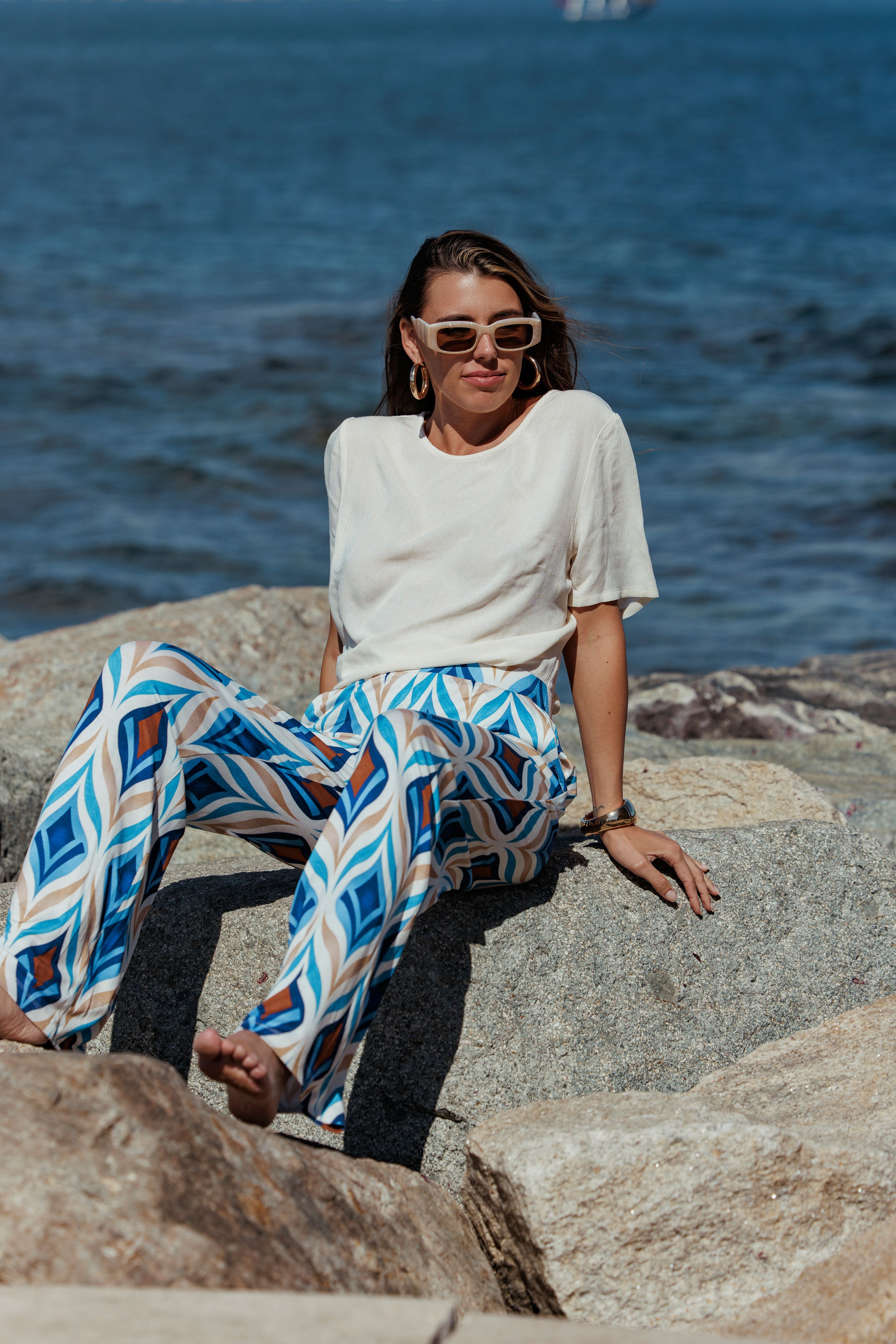 pastunette-ocean-drift-hose-beige-viskose-print image 4