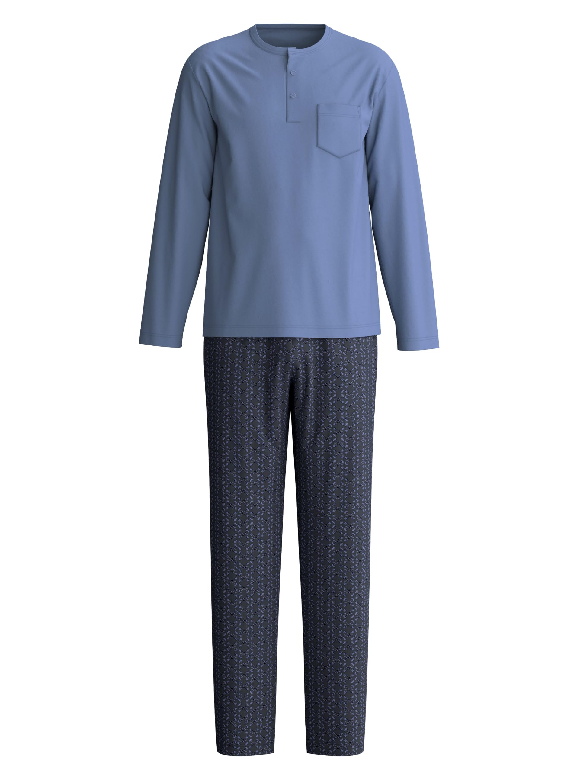 calida-relax-imprint-pyjama-herren-50-schlafanzug image 4