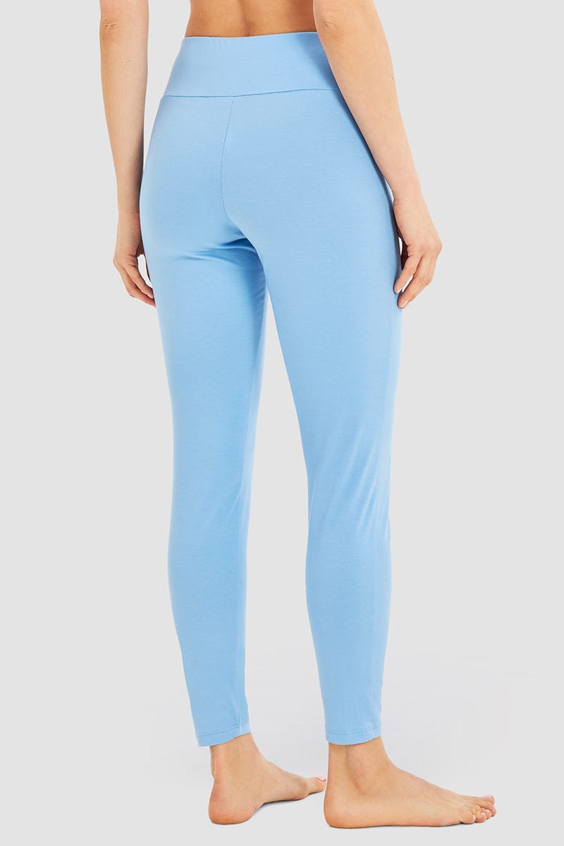 r-sch-be-happy-hose-lang-schlafanzughose-blau-hoher-bund image 3