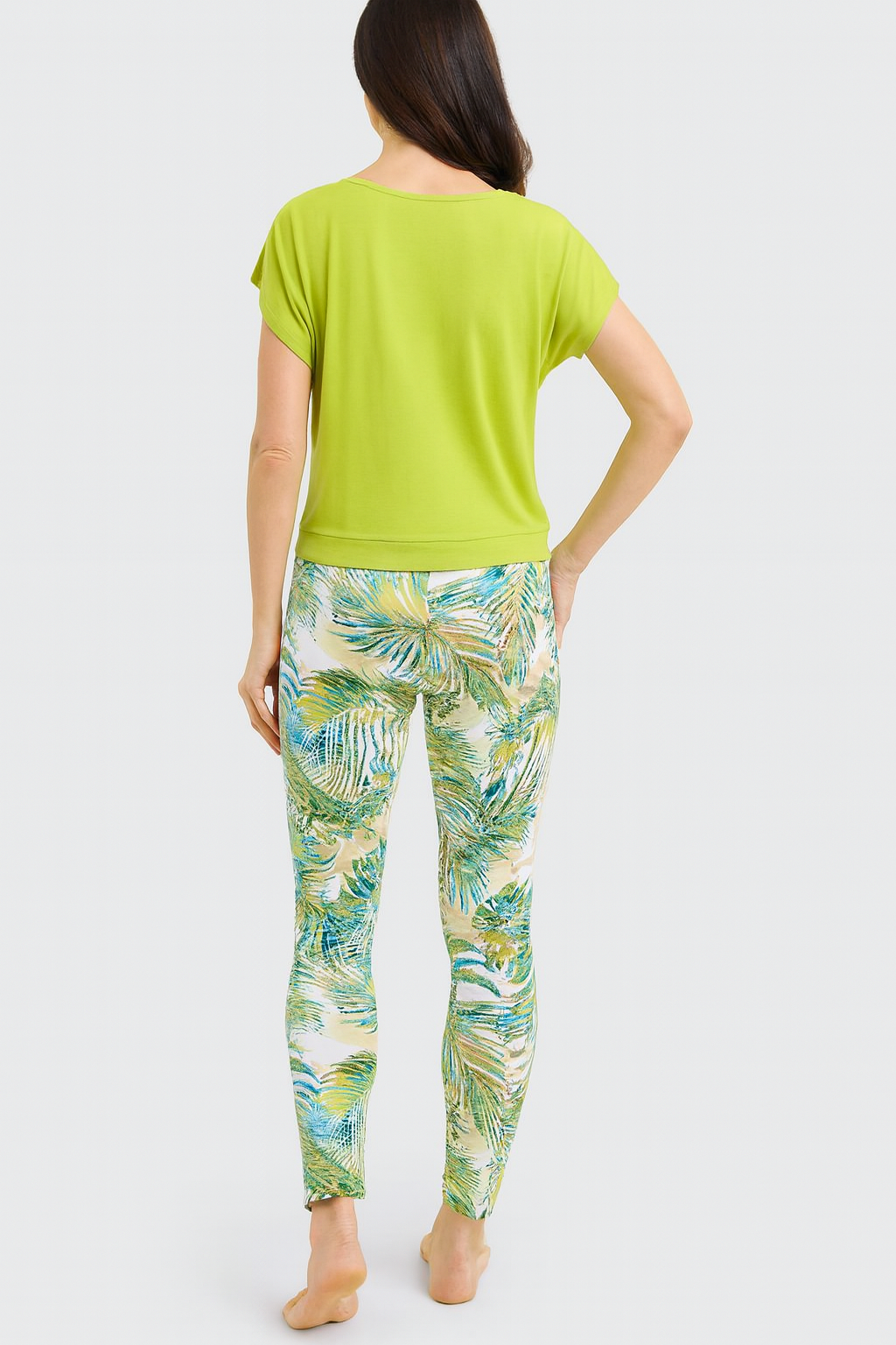 r-sch-be-happy-7-8-hose-palmendruck-loungehose-gr-n image 3