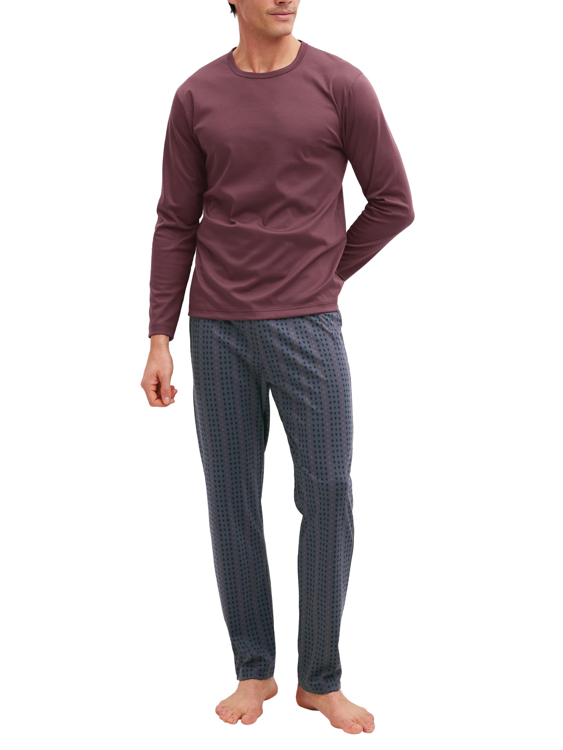 calida-relax-streamline-pyjama-herren-dark-glen-baumwolle-52-54 image 6