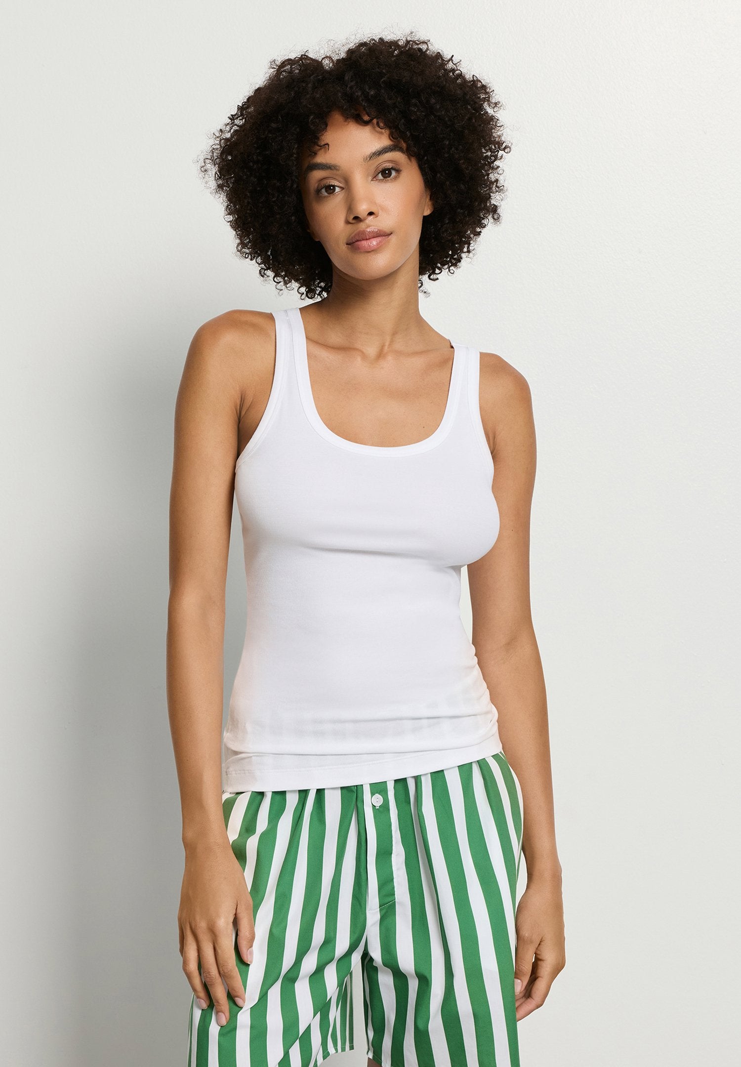 hanro-charlotte-adam-tank-top-wei-damen-baumwolle-stick image 3