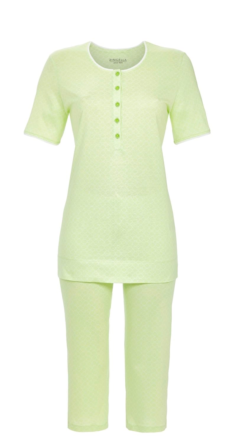 ringella-women-schlafanzug-capri-helle-koralle-gr-36-kurzarm image 3