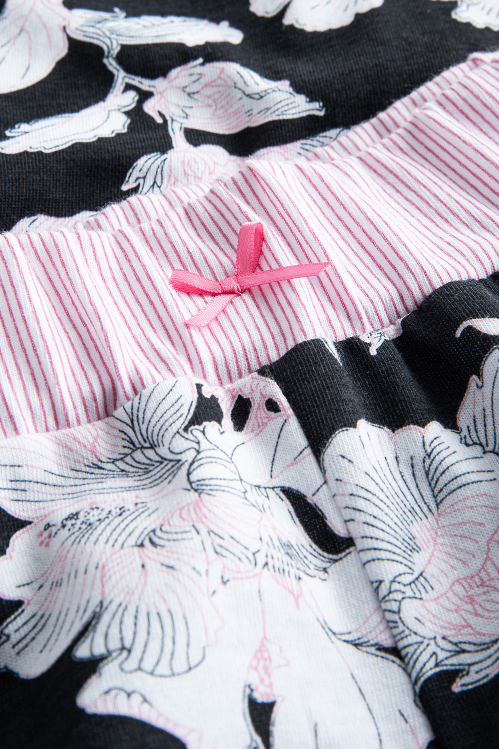 r-sch-be-happy-pyjama-lang-knopfleiste-schwarz-blumenhose image 6