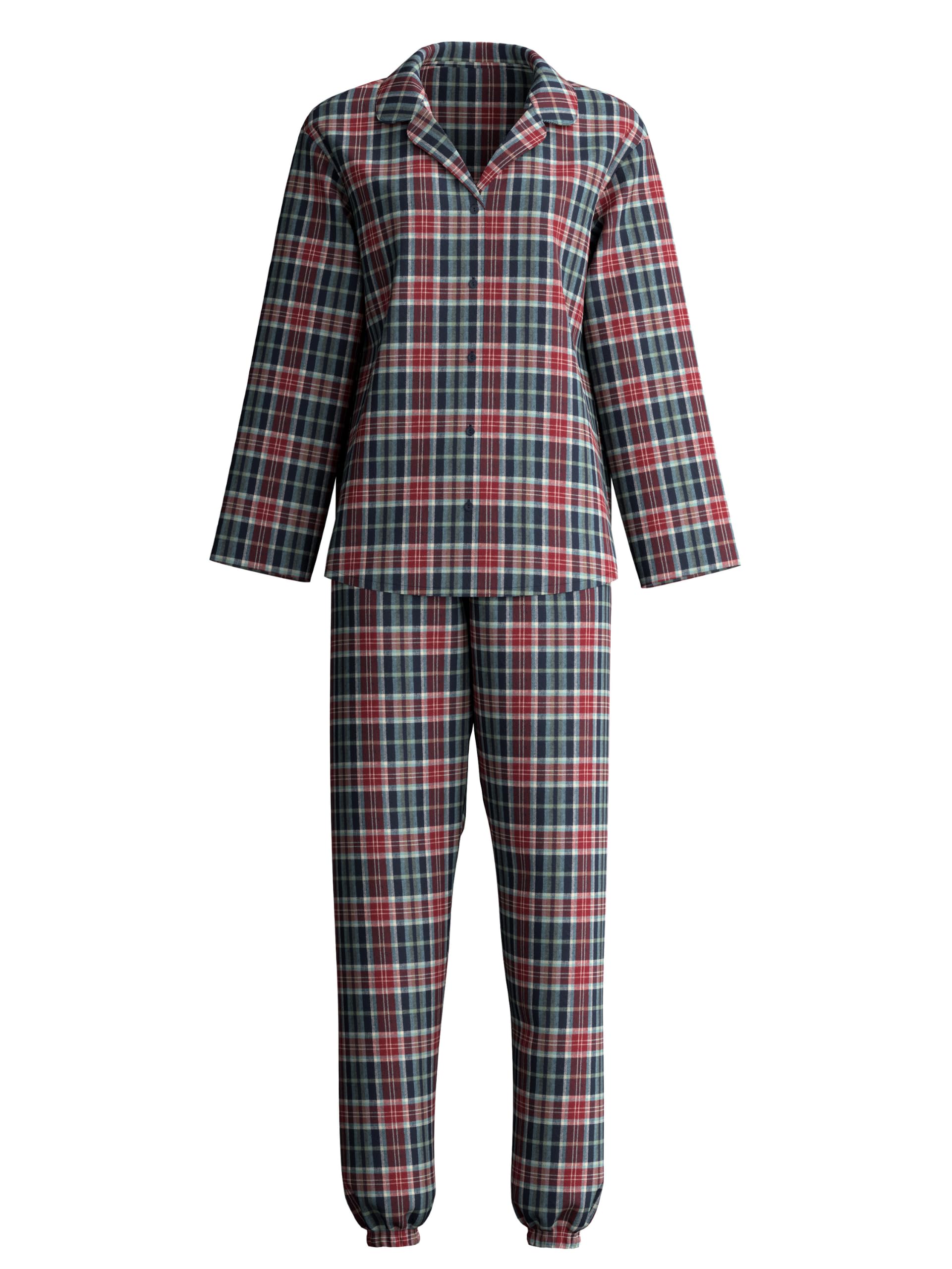 calida-holiday-dreams-flanell-pyjamaset-boyfriend-look-damen image 4