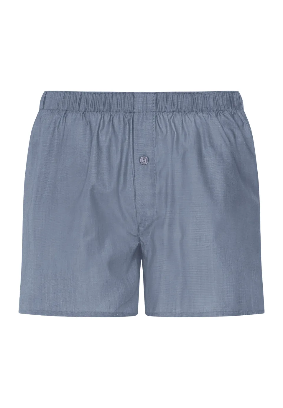 hanro-fancy-woven-boxers-boxershorts-chambray-blue-baumwolle image 1