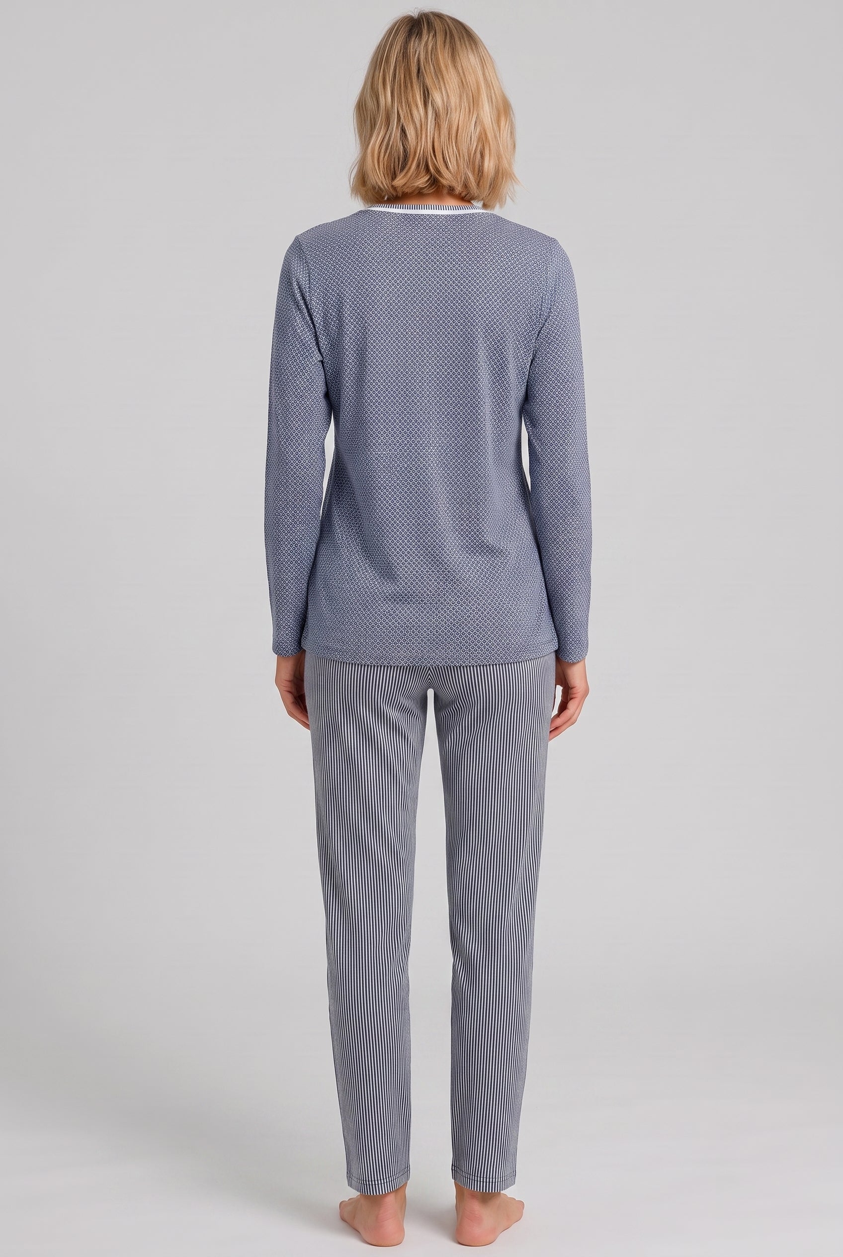 r-sch-be-happy-pyjama-lang-minimal-mix-blau-baumwolle image 3