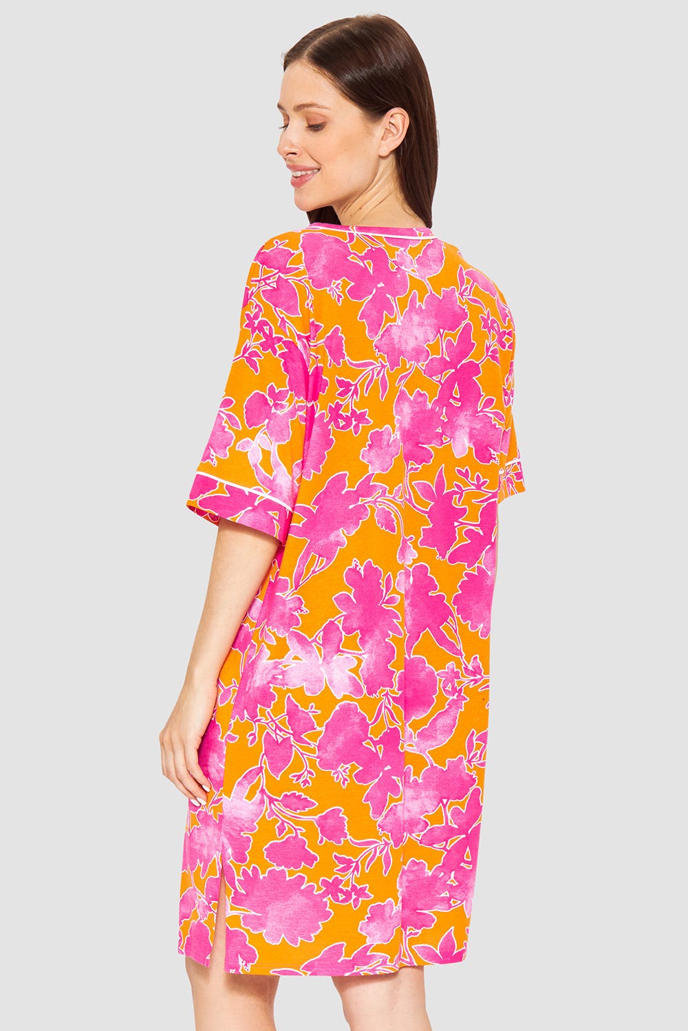 r-sch-be-happy-nachthemd-knielang-pink-orange-kimono image 3