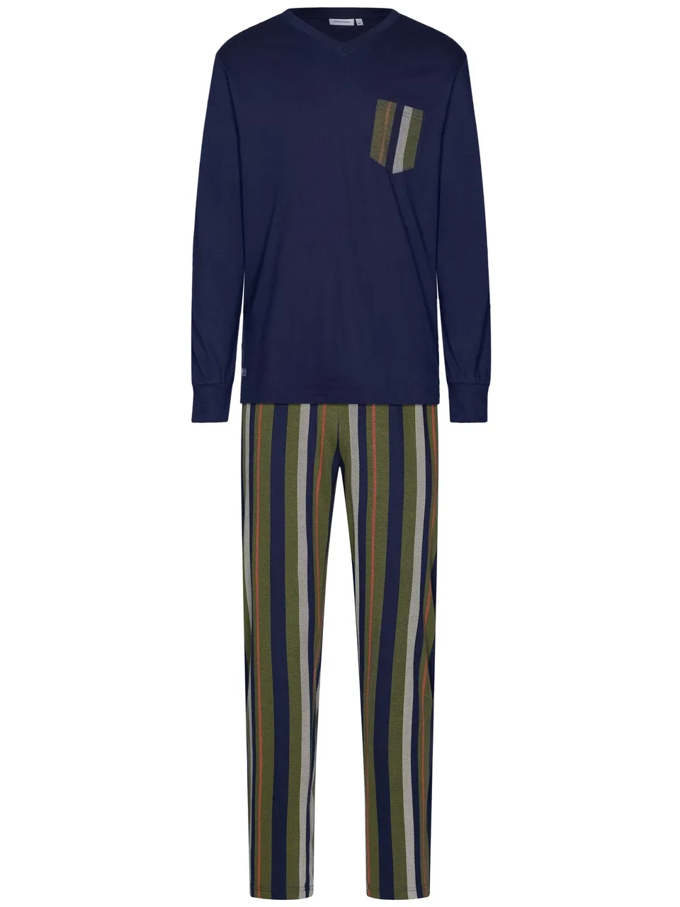 pastunette-adventure-pyjama-blau-gr-m-baumwolle-modal image 1