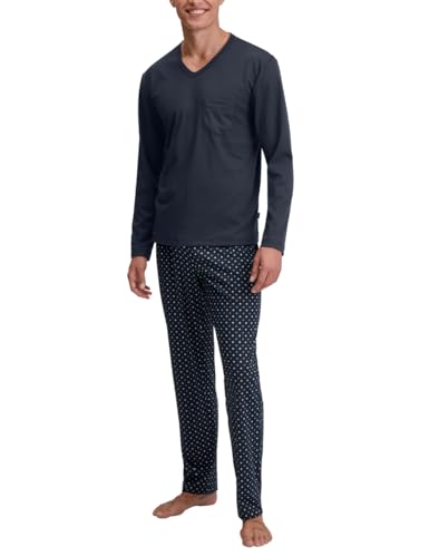 calida-relax-streamline-pyjama-herren-52-54-blau image 7