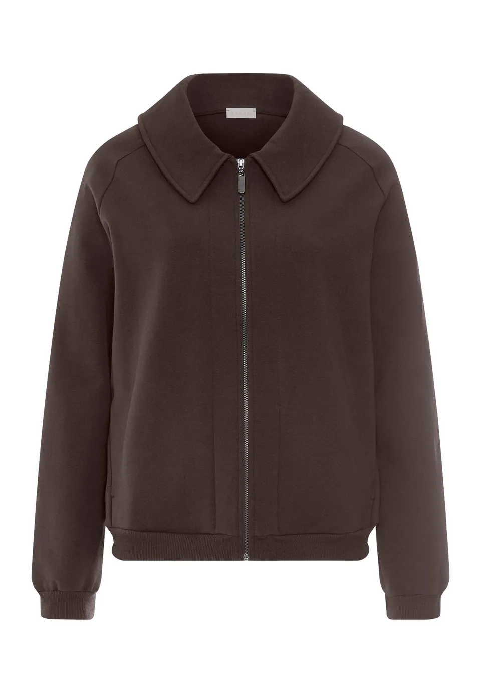 hanro-natural-living-cardigan-dark-mocha-baumwolle image 1