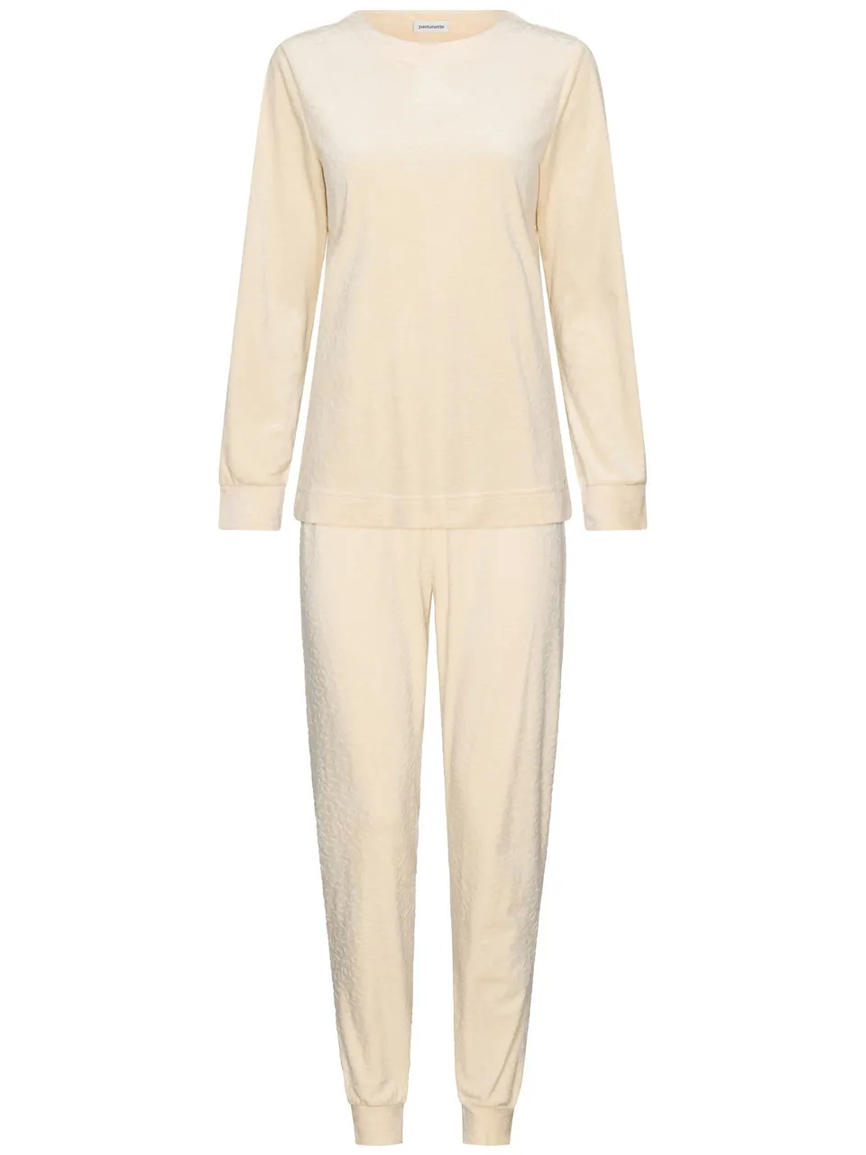 pastunette-softness-pyjama-creme-velours-fleece image 1