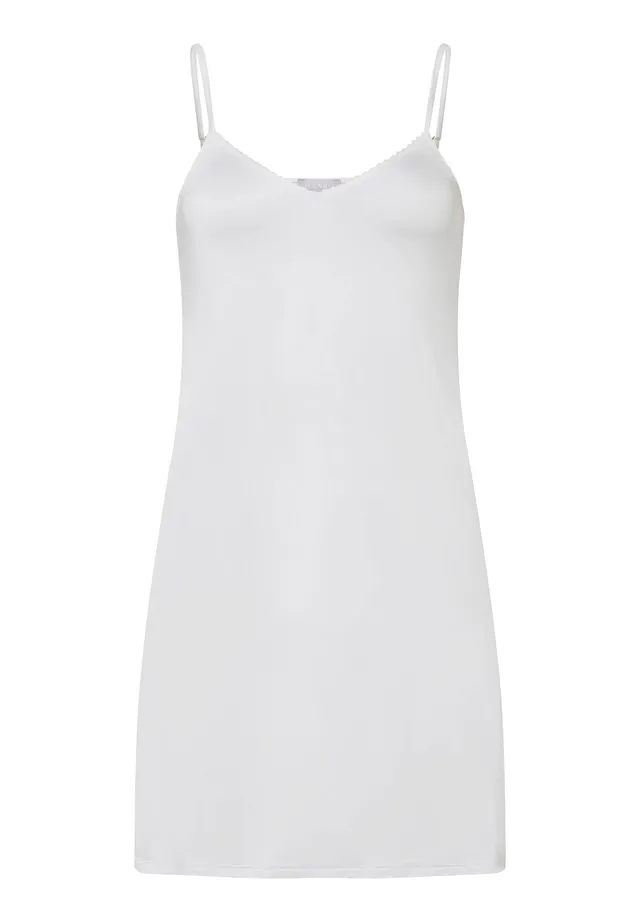 hanro-satin-deluxe-bodydress-85cm-unterkleid-off-white-viskose image 1