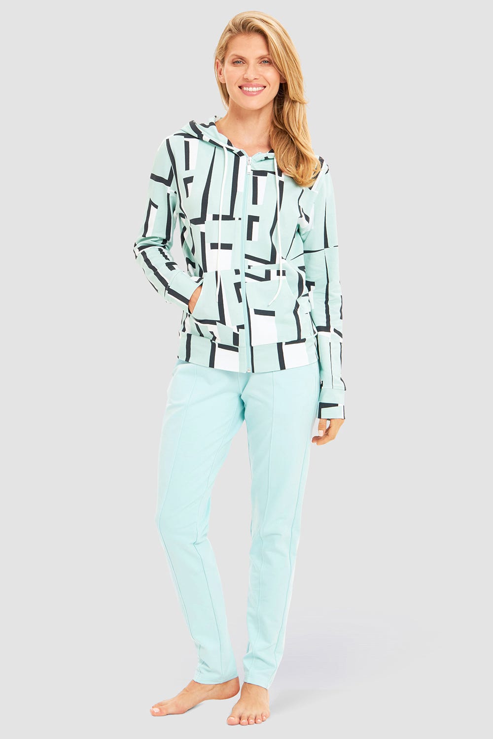 r-sch-be-happy-jacke-kapuzenjacke-sweat-t-rkis-muster image 4