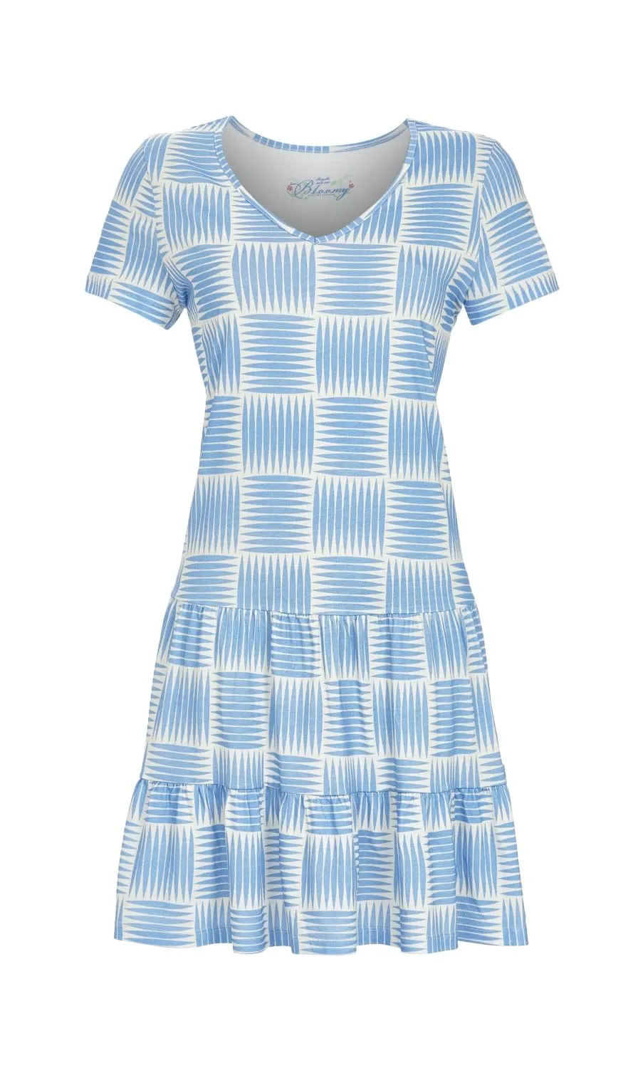 ringella-beach-kleid-v-ausschnitt-baumwolle-modal-90-cm image 1