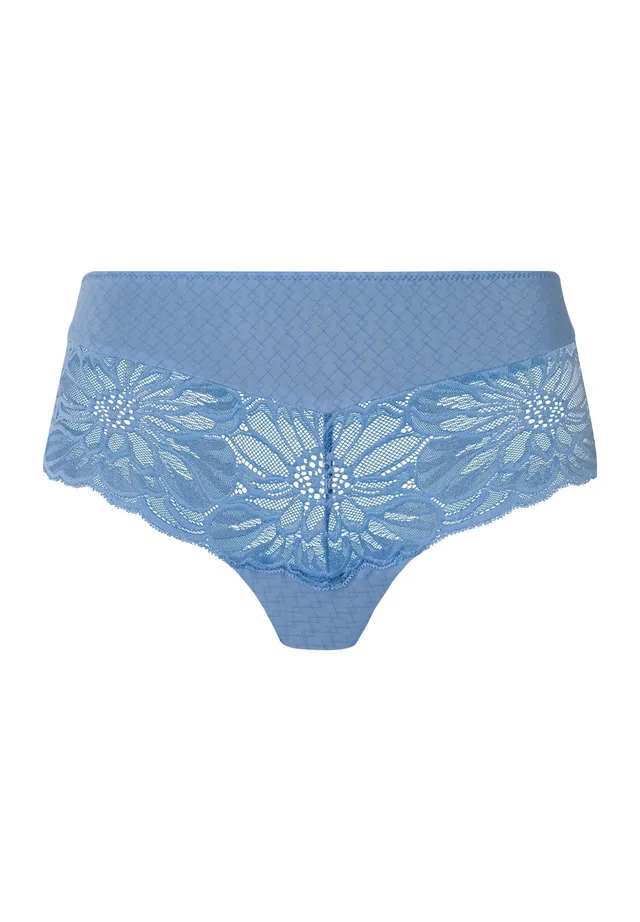 hanro-marilyn-hipster-slip-dusty-blue-spitze image 1