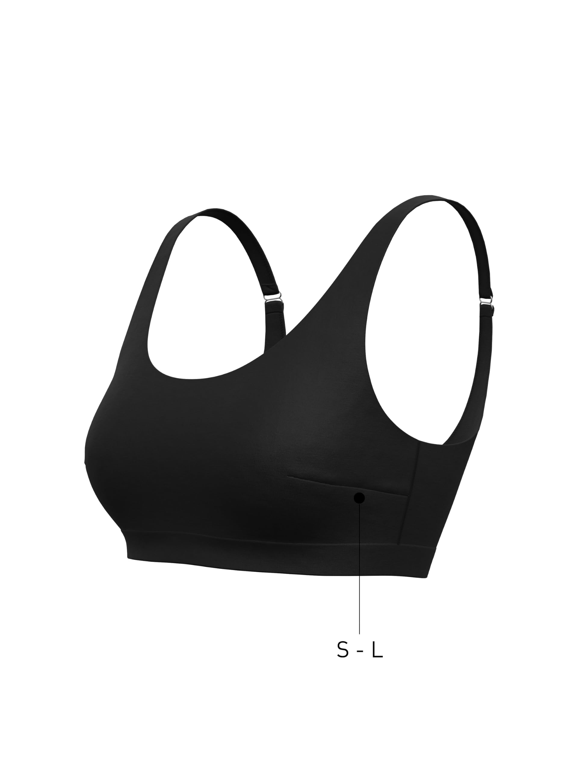 calida-natural-skin-bustier-damen-top-schwarz-cradle-to-cradle image 3