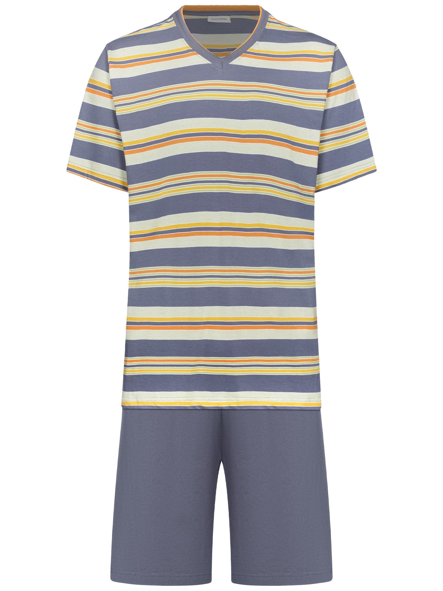 pastunette-fresh-shortama-grau-herren-baumwolle-kurz image 1