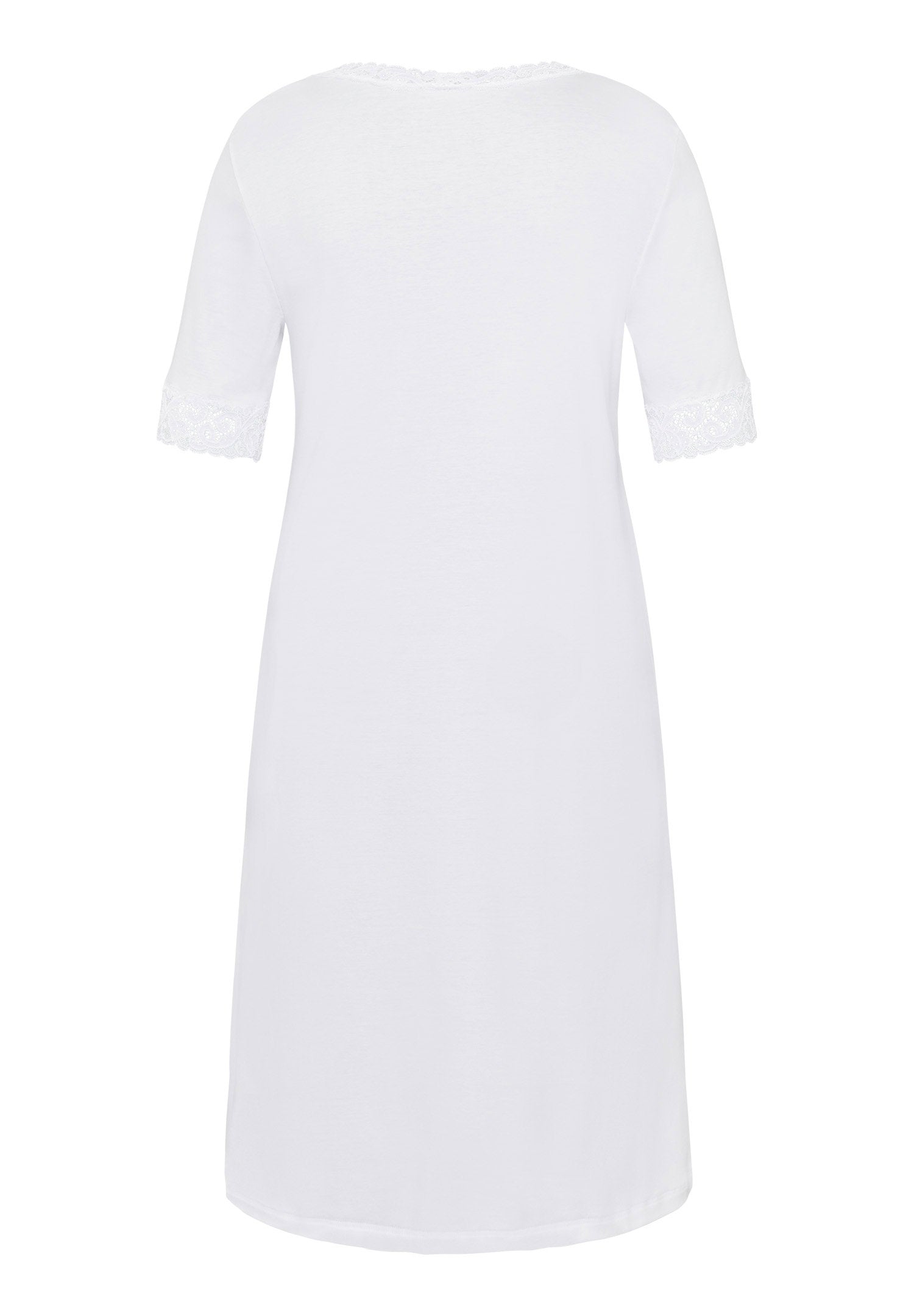 hanro-moments-s-slv-nightdress-nachthemd-wei-baumwolle-100cm image 3