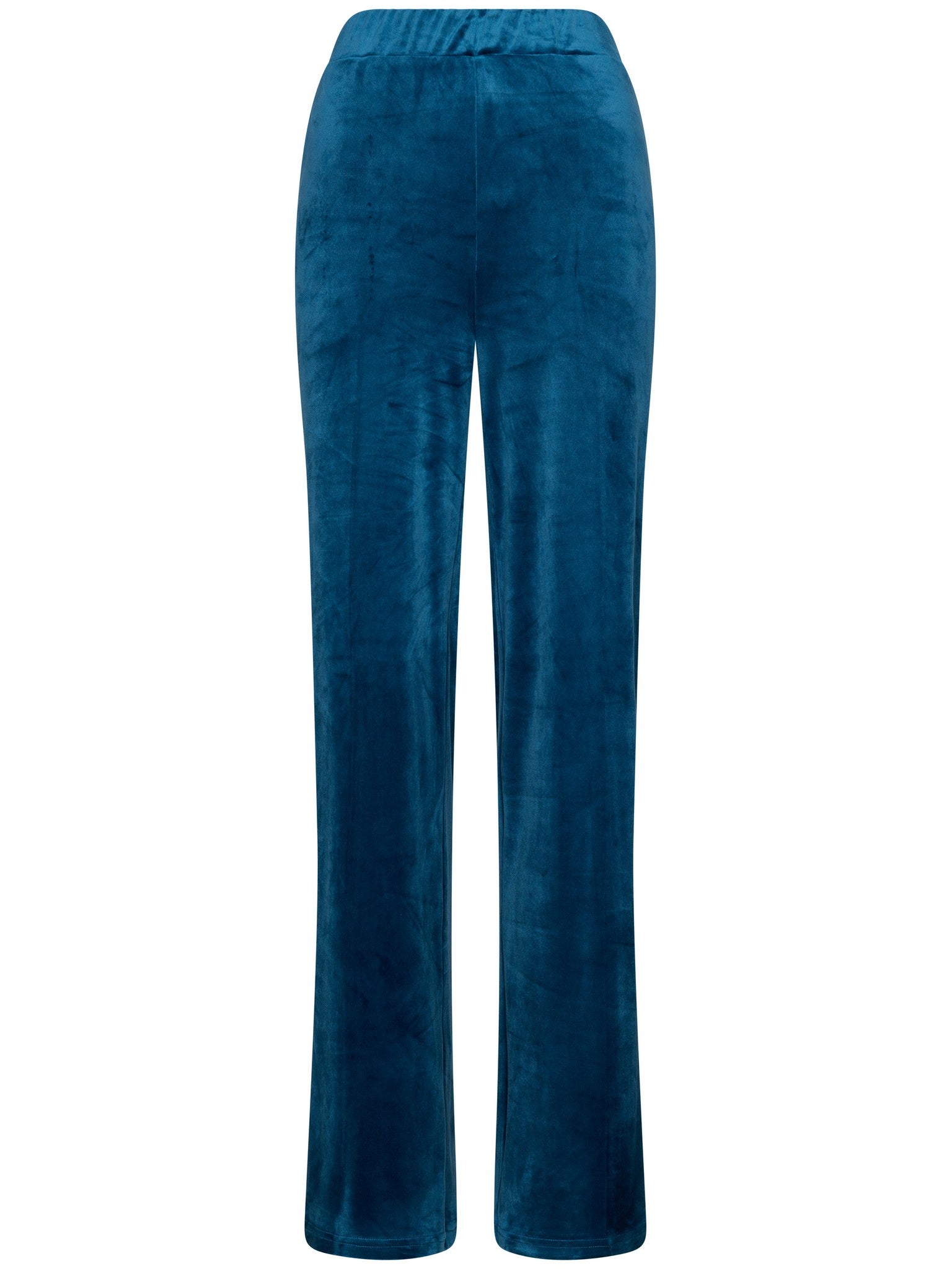 pastunette-premium-blue-mirage-pyjama-blau-velours-spitze image 3