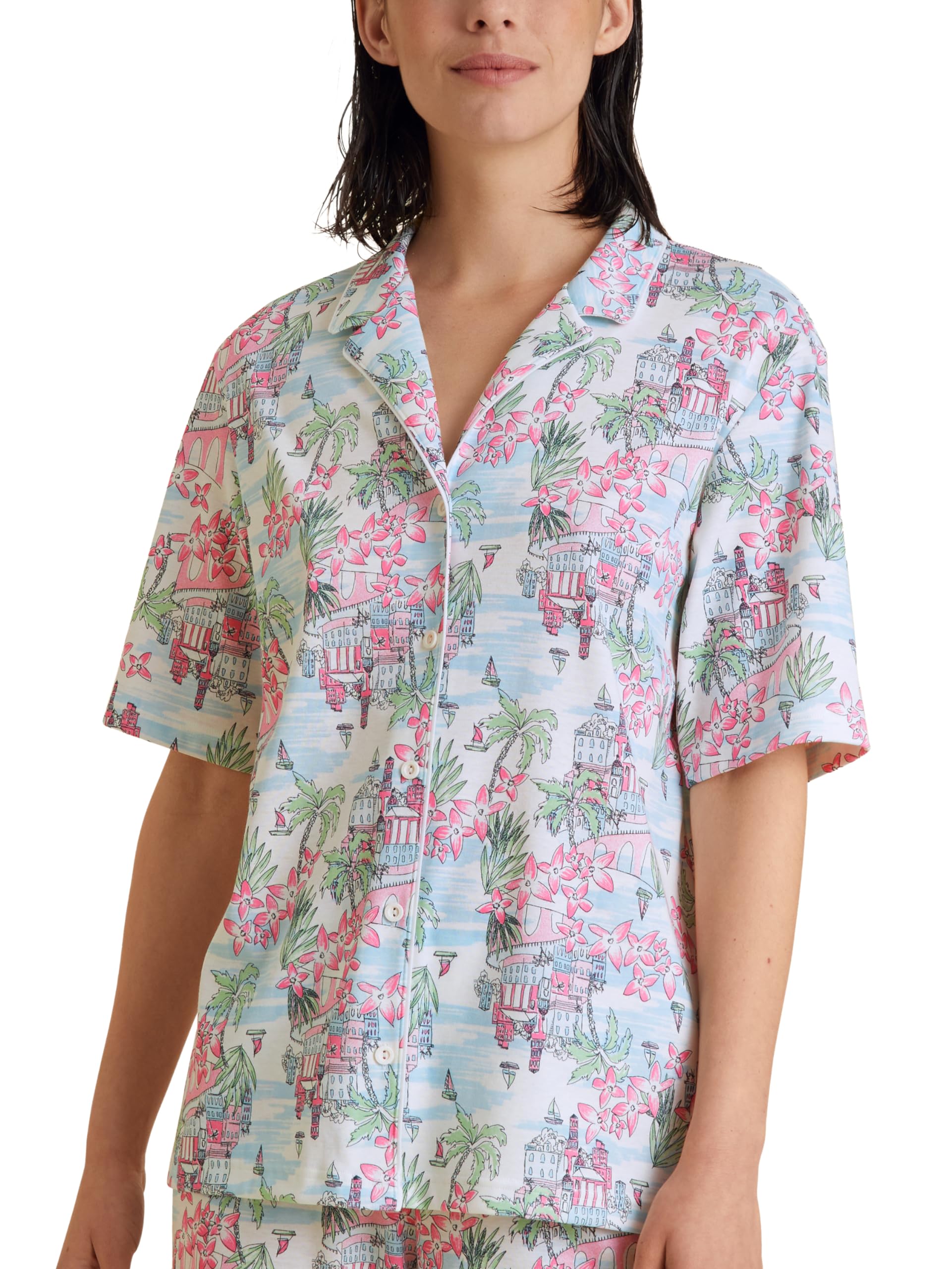 calida-favourites-lounge-amalfi-journey-t-shirt-damen-48-50-cascade-blue image 1