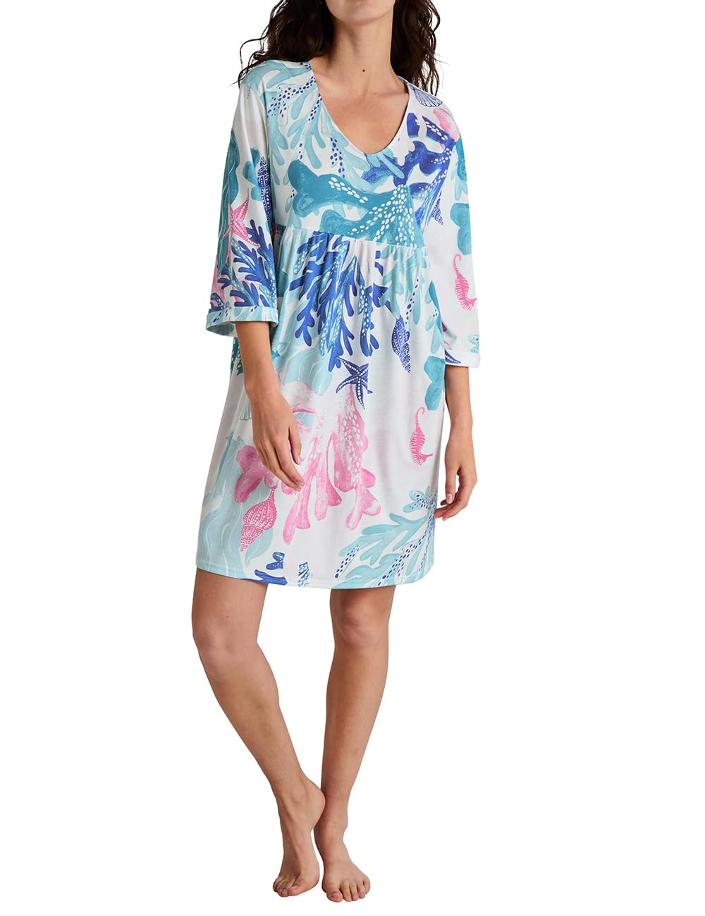 calida-favourites-sleep-kurzarm-nachthemd-damen-carnation-pink image 1