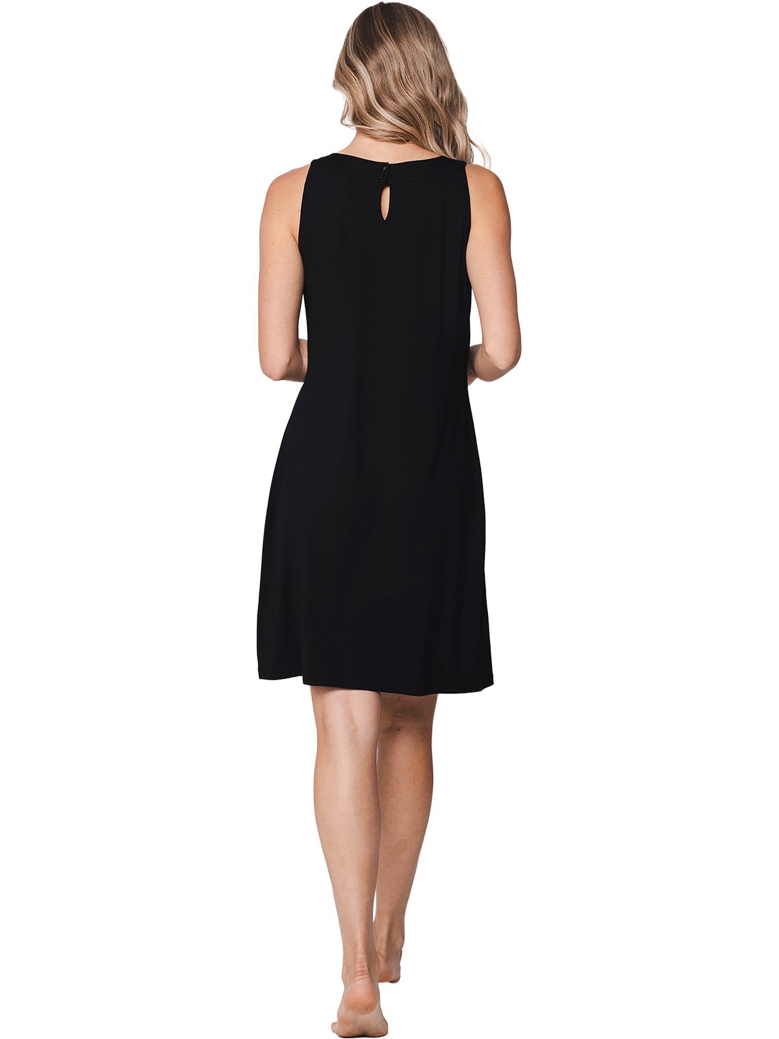 pastunette-noir-kleid-strandkleid-schwarz-rmellos-viskose image 3