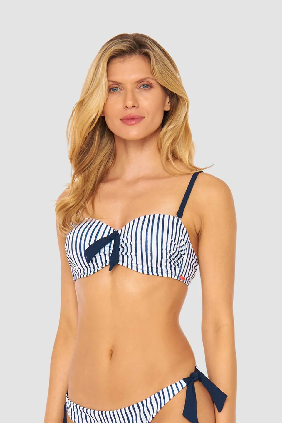 r-sch-bikini-oberteil-blau-streifen-soft-cups-b-gel image 1