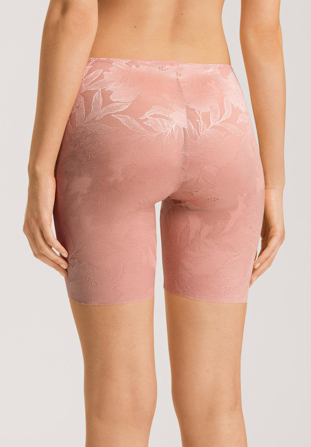 hanro-tina-short-pants-damen-mocha-powder-spitze image 4