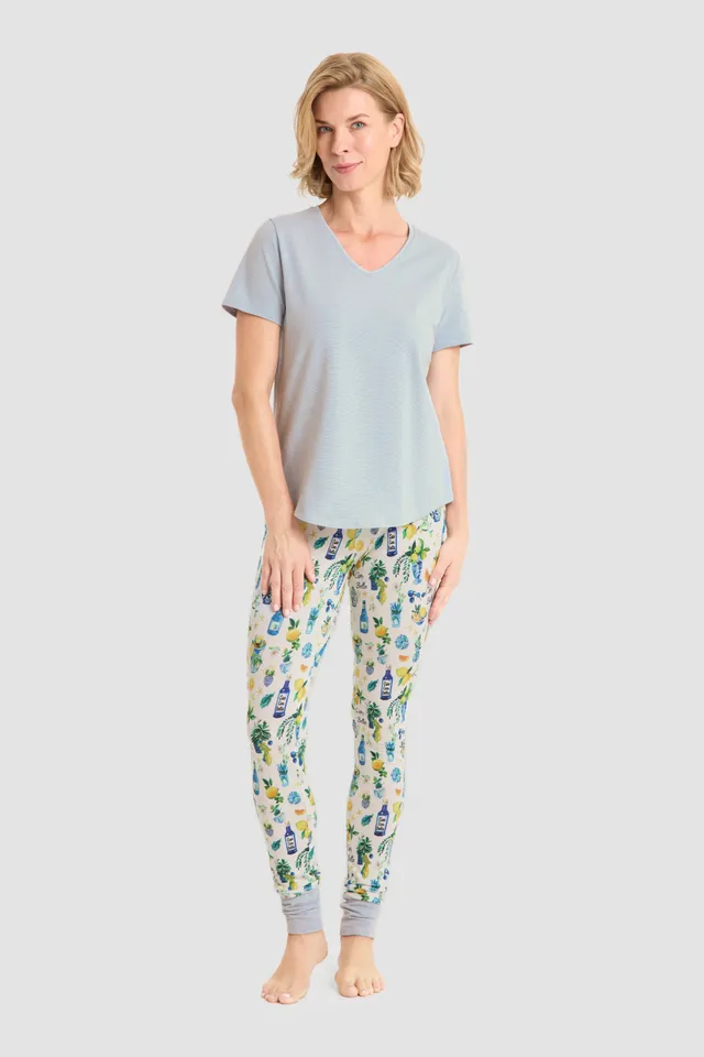 r-sch-be-happy-pyjama-lang-zitronendruck-baumwolle image 1