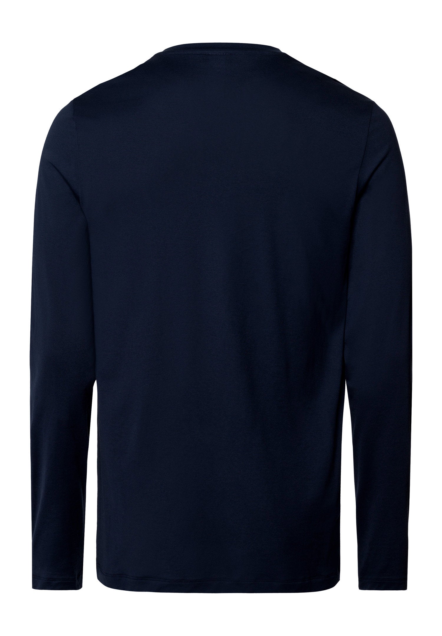 hanro-night-and-day-langarmshirt-deep-navy-baumwolle image 3