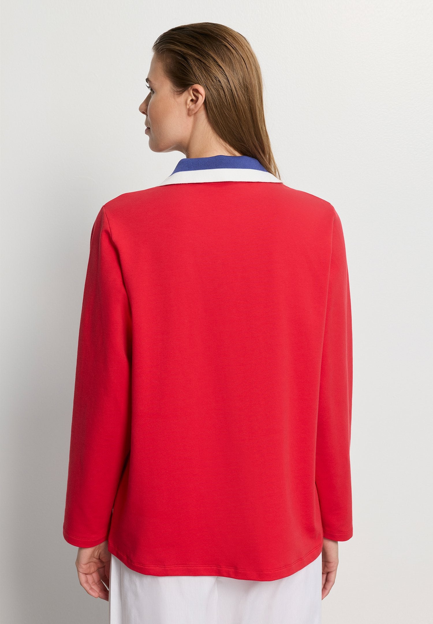 hanro-charlotte-adam-074718-langarmshirt-cherry-red-bio-baumwolle image 8