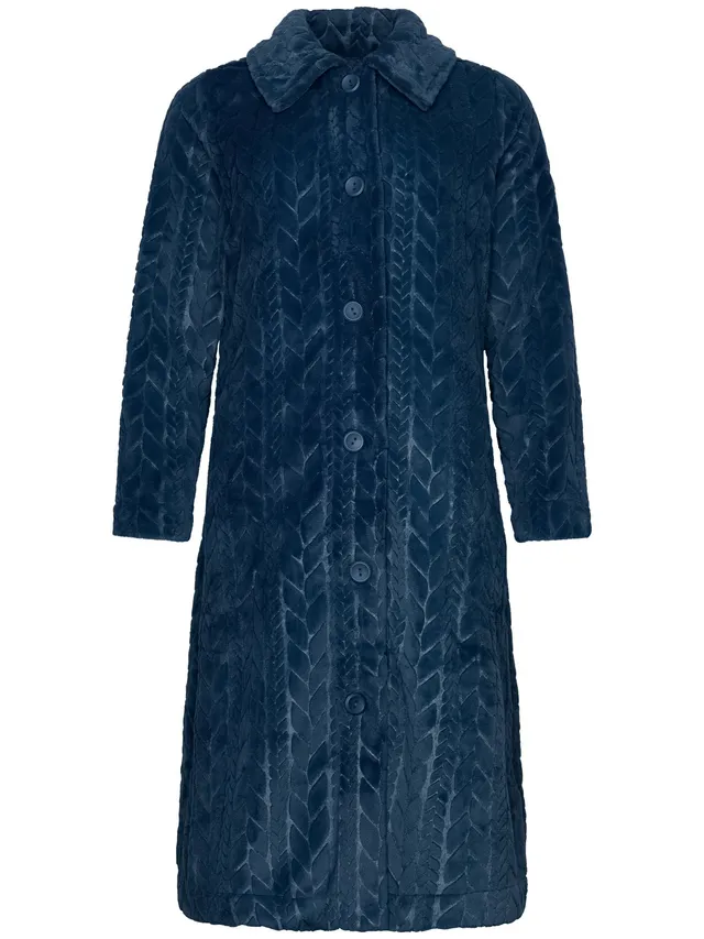 pastunette-blue-bloom-bademantel-blau-fleece-110-cm image 1