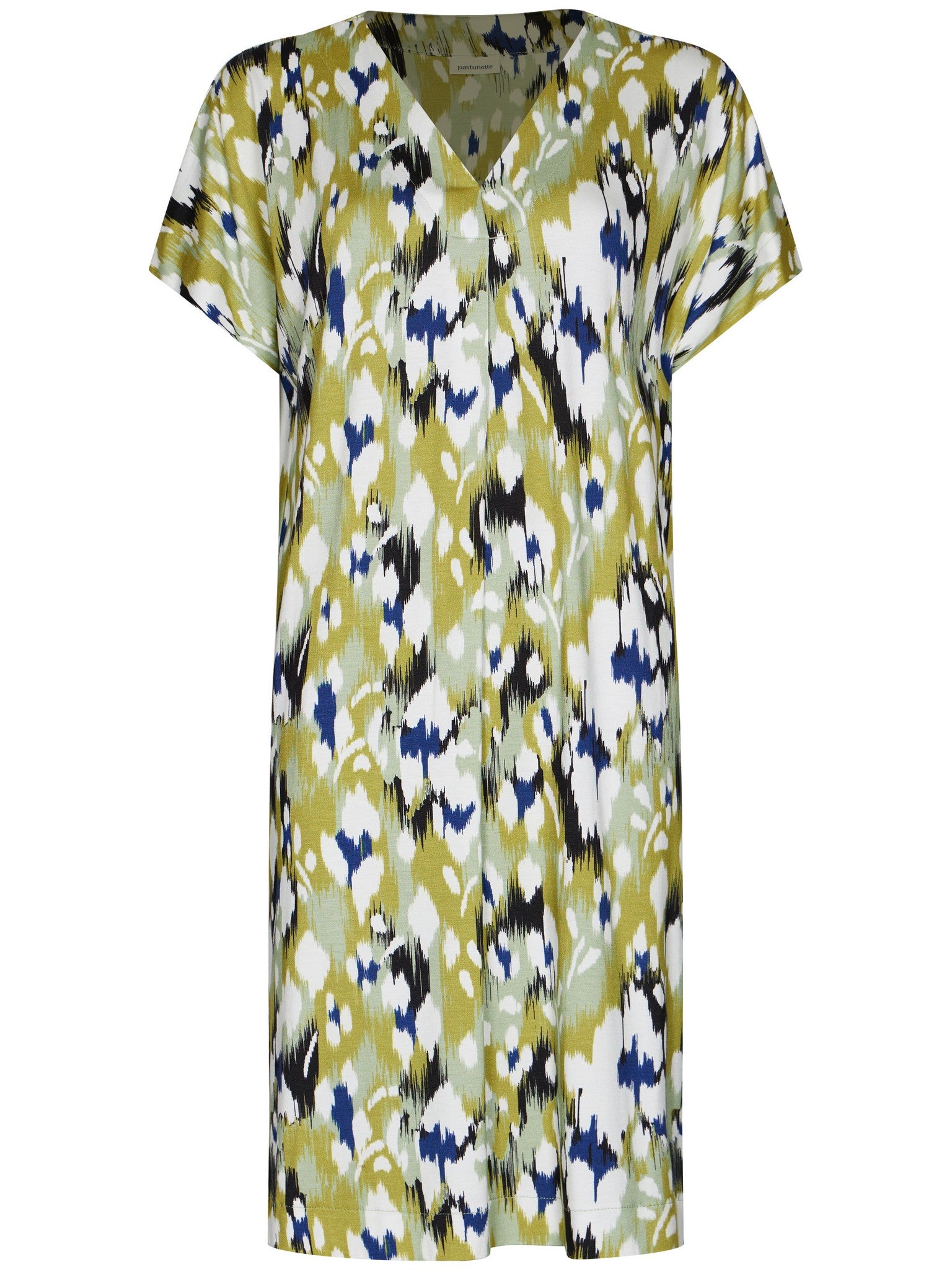 pastunette-tides-kleid-multicolor-v-ausschnitt-viskose image 1