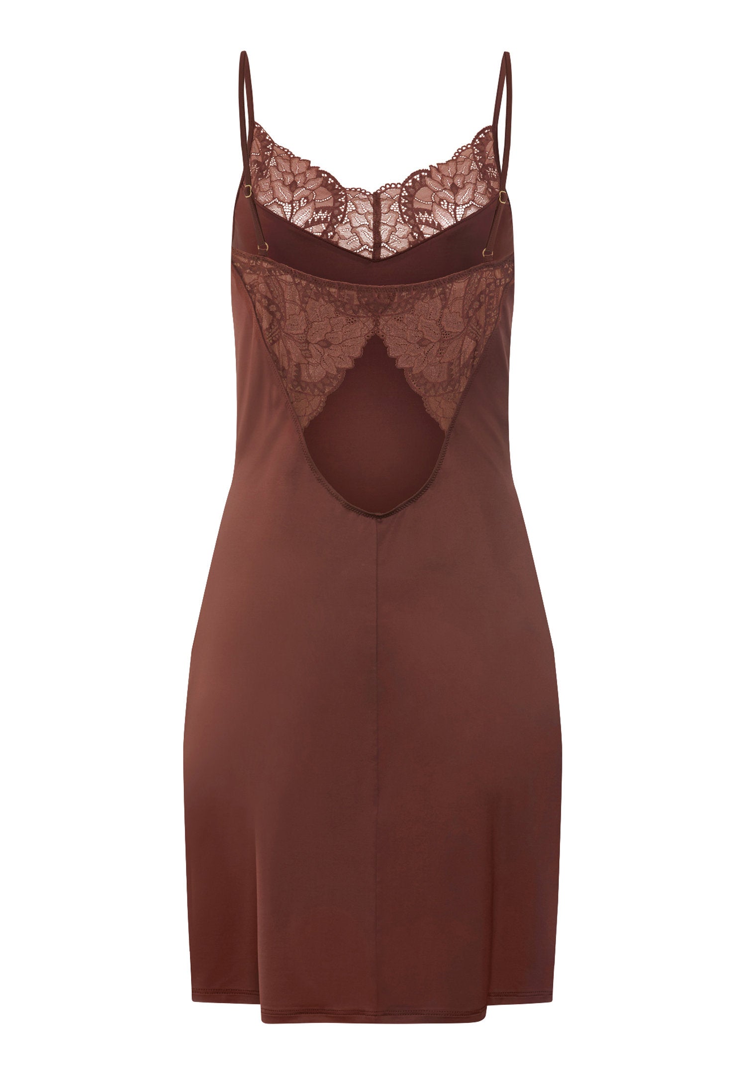 hanro-azelia-negligee-90cm-cinnamon-spitze-viskose image 3