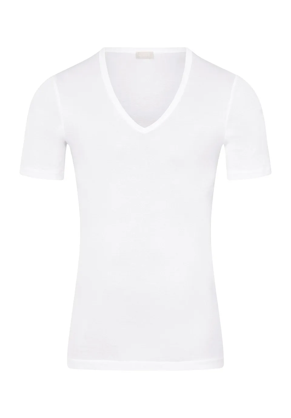 hanro-cotton-pure-073665-t-shirt-white-v-ausschnitt image 1