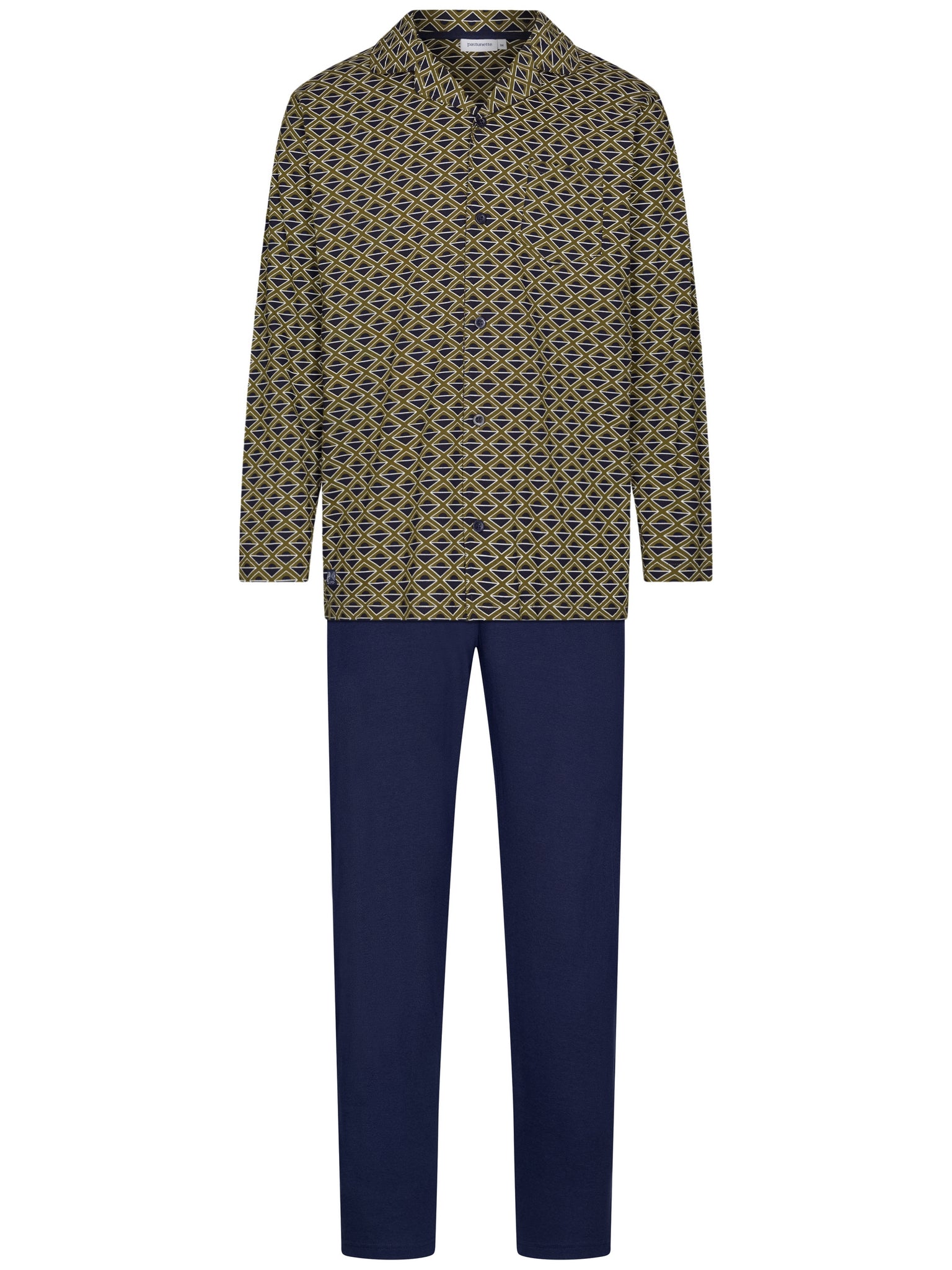 pastunette-adventure-pyjama-blau-bio-baumwolle image 1