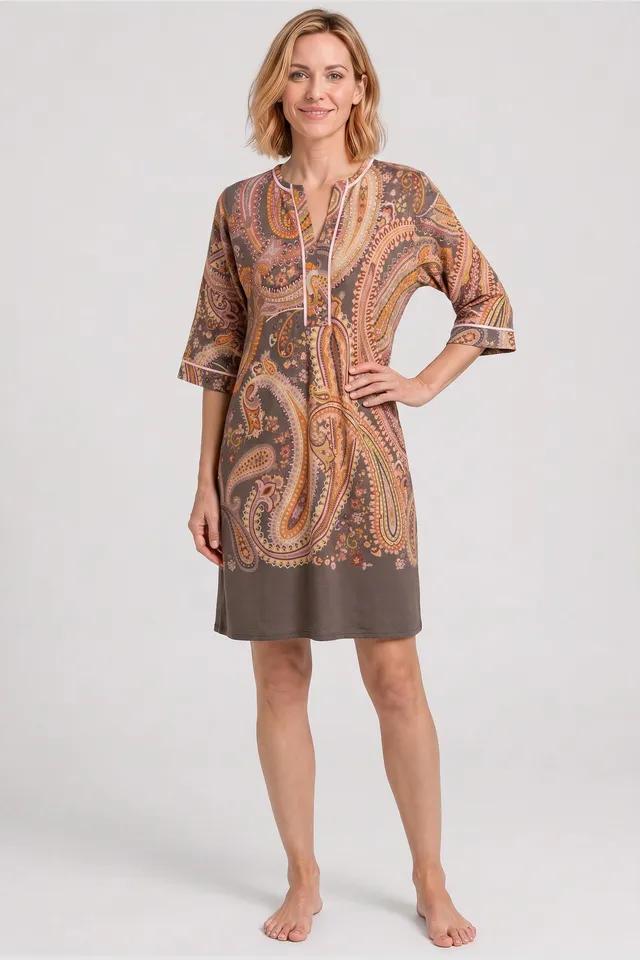 r-sch-be-happy-nachthemd-mini-braun-paisley-modal image 1