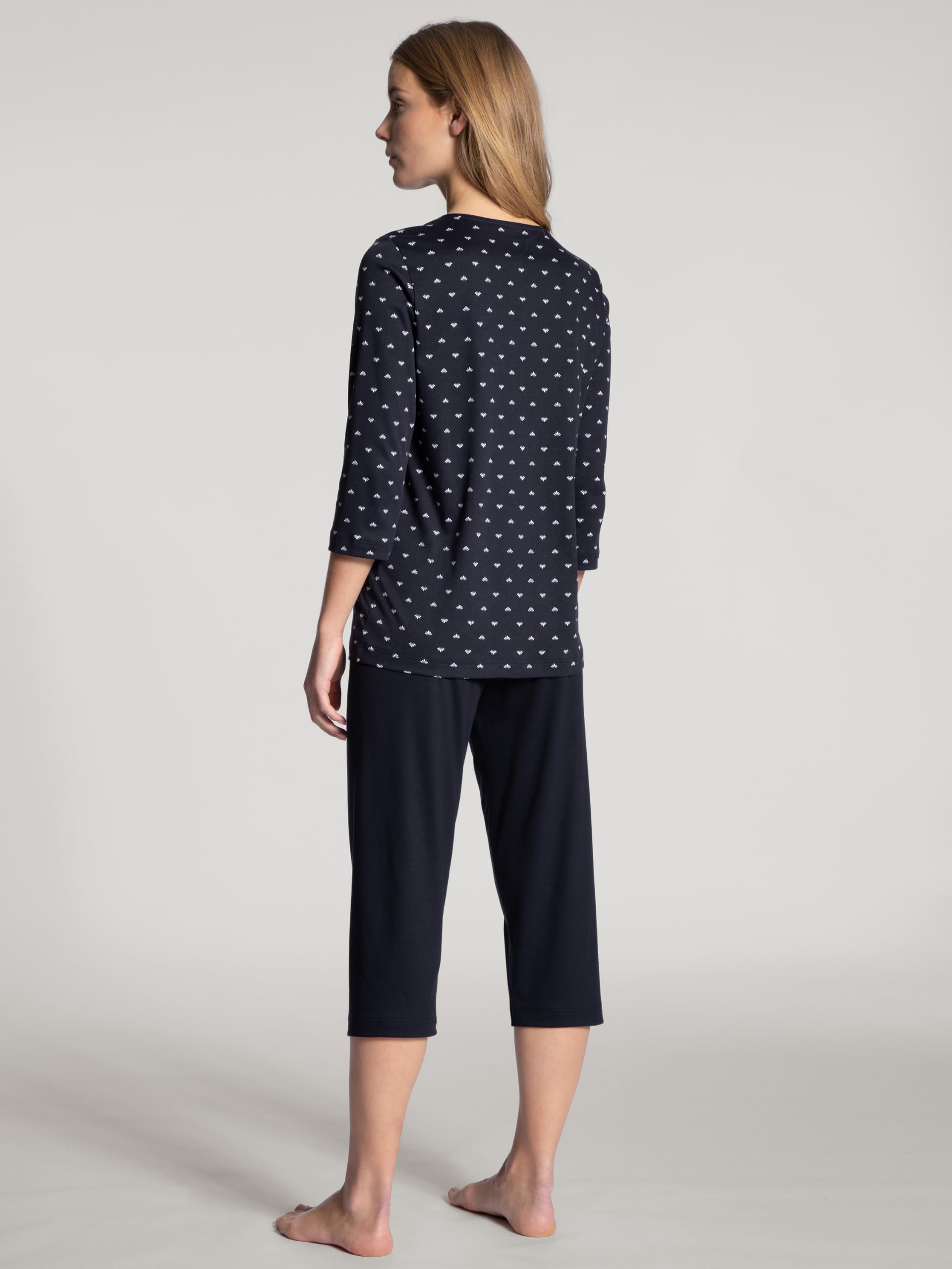 calida-night-lovers-3-4-pyjama-damen-dark-lapis-blue-48-50 image 3