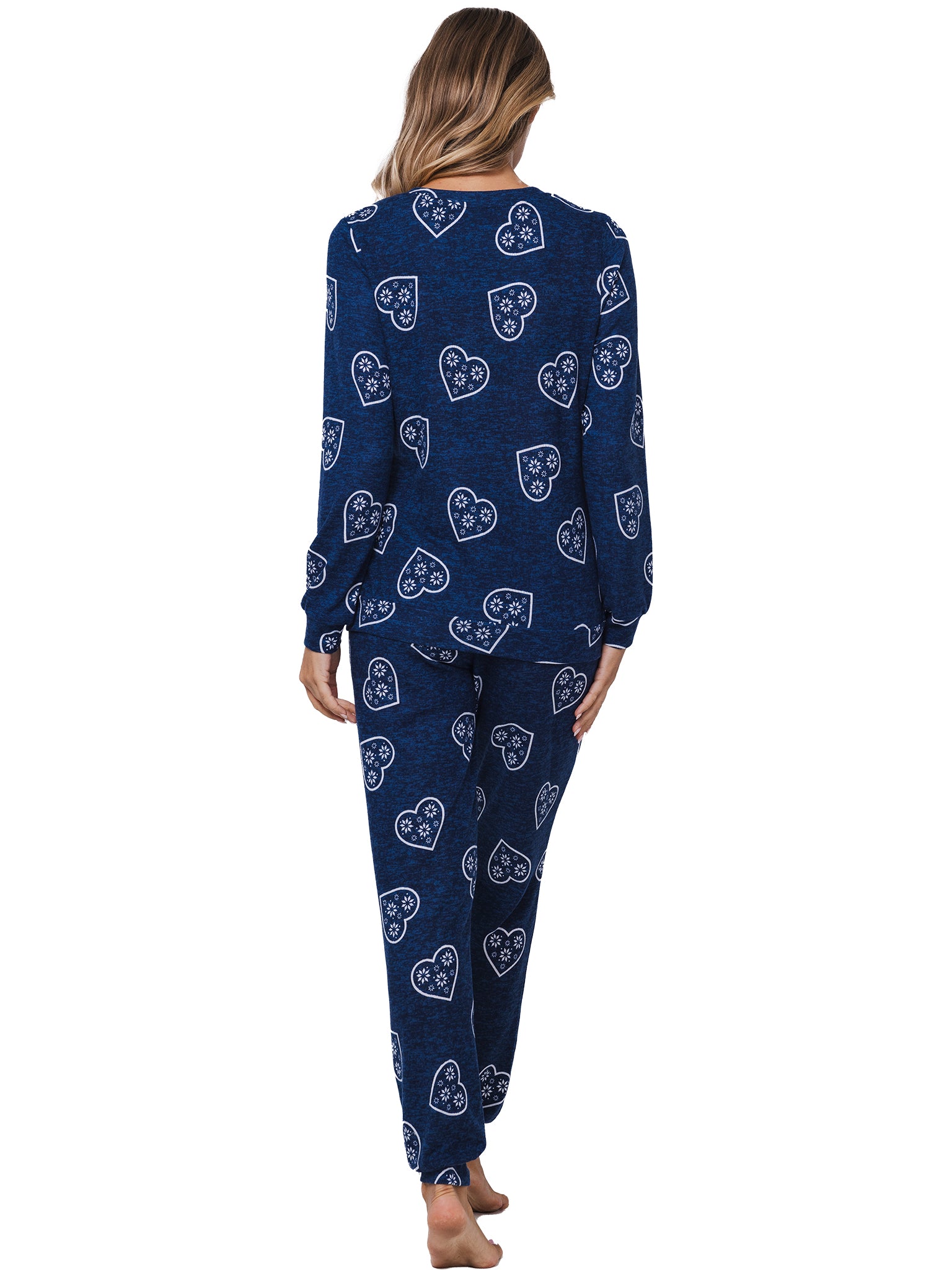 rebelle-aspen-ski-pyjama-blau-herzen-recycling-fleece image 4