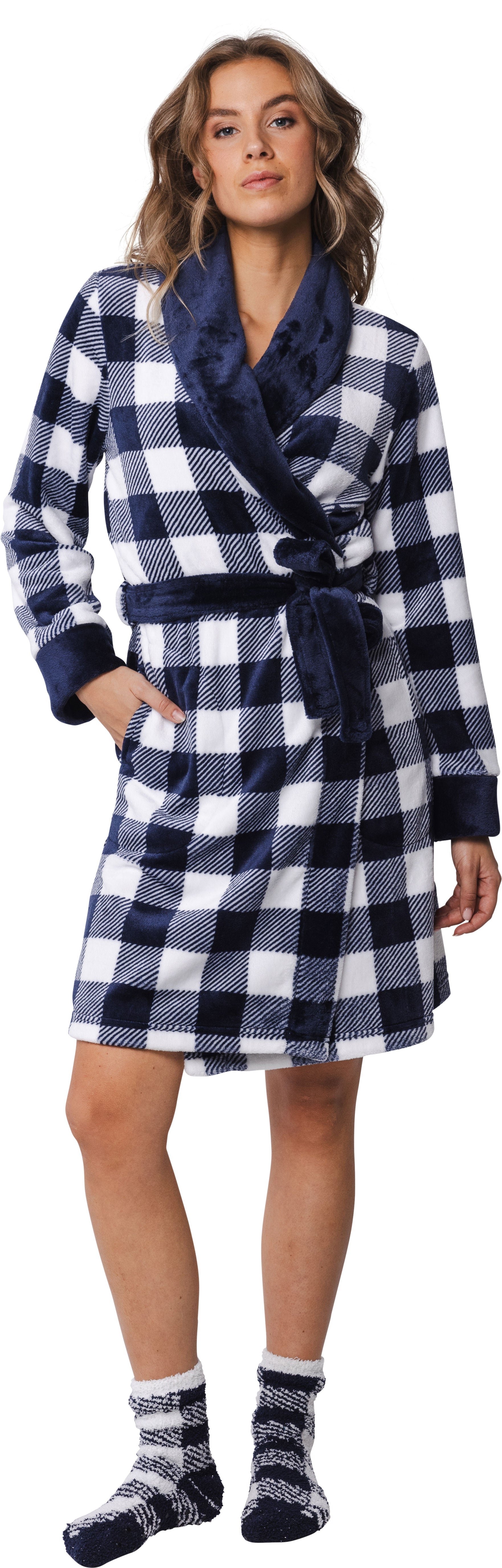 rebelle-adventure-night-haussocken-blau-fleece-2-paar image 2