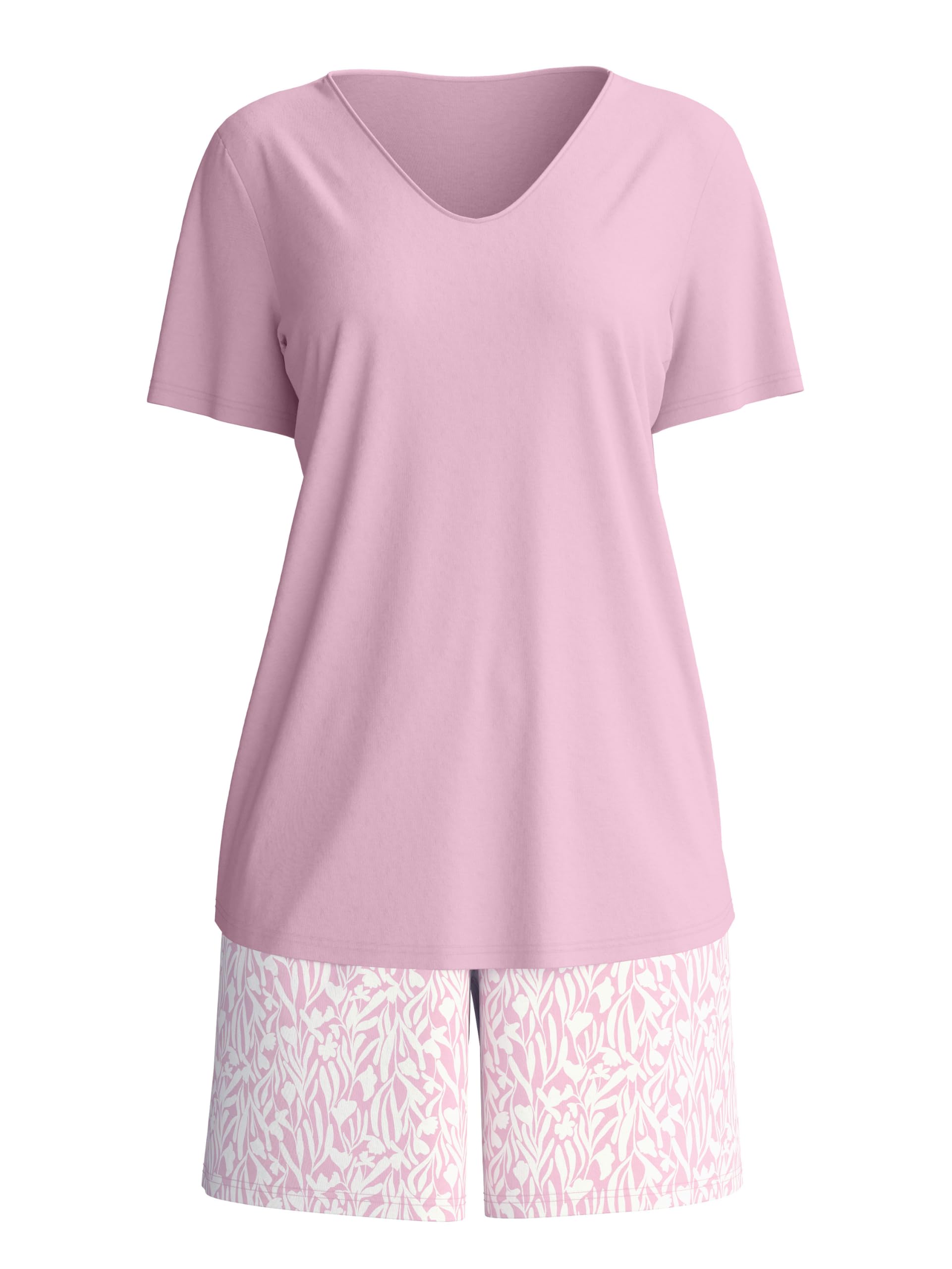 calida-blooming-nights-kurz-pyjama-damen-lilac-40-42-baumwolle image 4