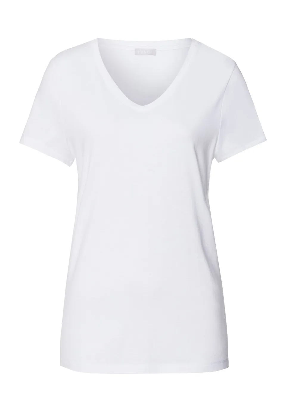 hanro-sleep-lounge-shirt-kurzarm-wei-tencel-modal image 1