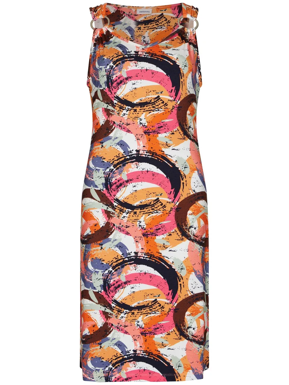 pastunette-vivid-strandkleid-multicolor-v-ausschnitt-viskose image 1